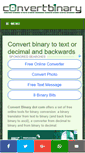Mobile Screenshot of convertbinary.com